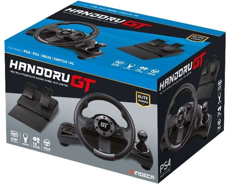 INDECA RACING WHEEL HANDORU GT (PS3/XBOX/SWITCH/PC)