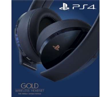 WIRELESS HEADSET 2.0 GOLD 500M LIMITED ED PS4/PS3/PSVITA