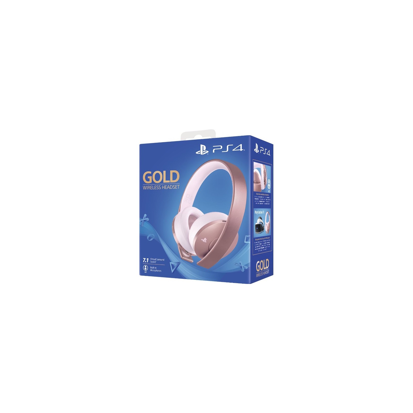 WIRELESS HEADSET 7.1 GOLD EDICION ROSA (SONY) PS4/PS3/PSVITA