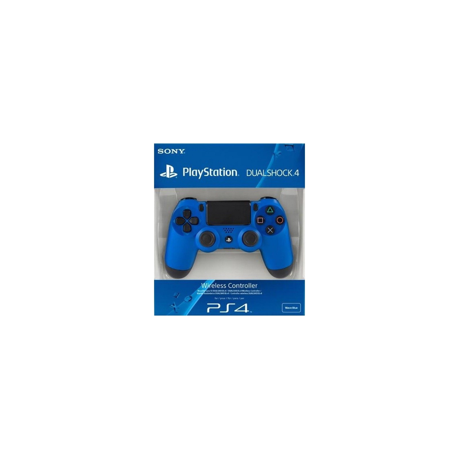 DUAL SHOCK 4 WIRELESS WAVE BLUE (AZUL) VERSION 2