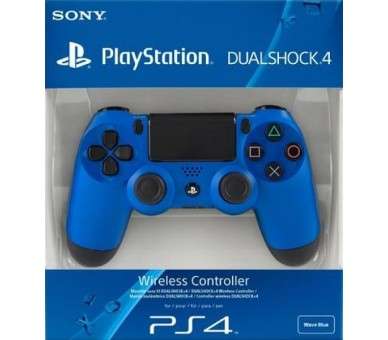 DUAL SHOCK 4 WIRELESS WAVE BLUE (AZUL) VERSION 2