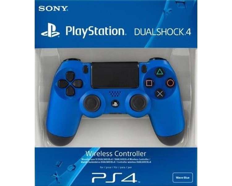 DUAL SHOCK 4 WIRELESS WAVE BLUE (AZUL) VERSION 2