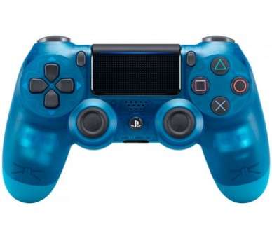 DUAL SHOCK 4 WIRELESS TRANSPARENTE BLUE CRYSTAL (AZUL)