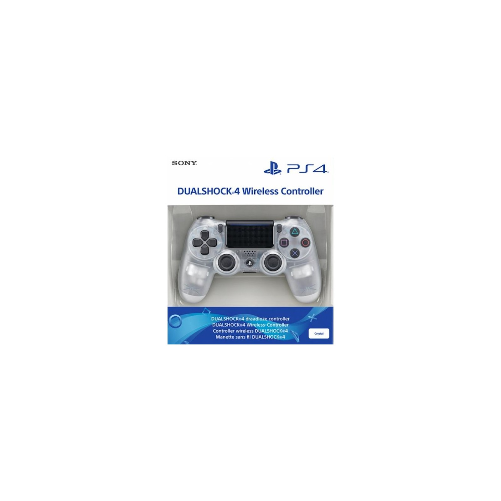 DUAL SHOCK 4 WIRELESS TRANSPARENTE CRYSTAL (VERSION 2)