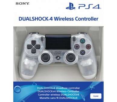 DUAL SHOCK 4 WIRELESS TRANSPARENTE CRYSTAL (VERSION 2)