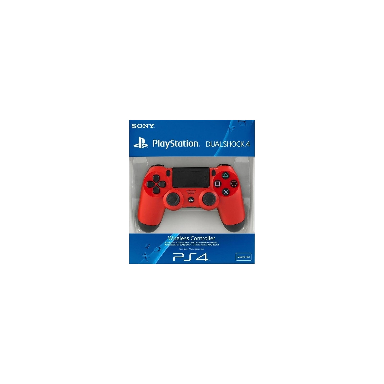 DUAL SHOCK 4 WIRELESS MAGMA RED (ROJO)