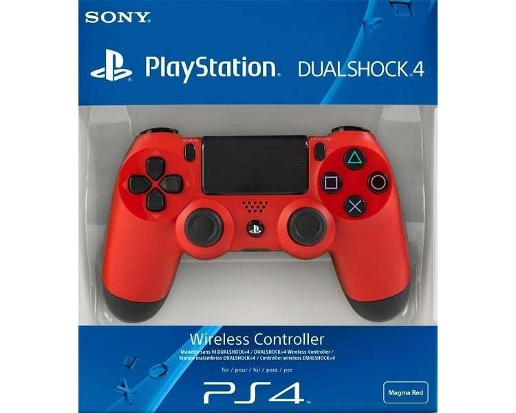 DUAL SHOCK 4 WIRELESS MAGMA RED (ROJO)