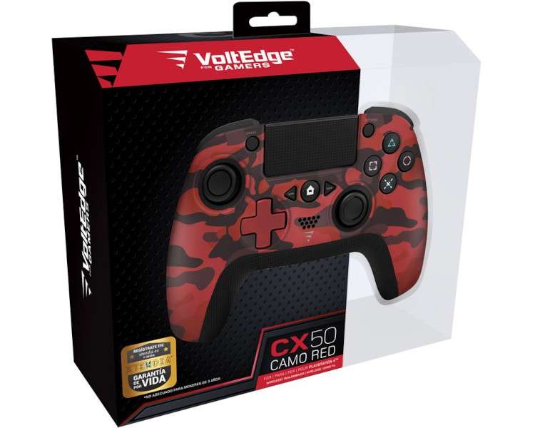 VOLTEDGE WIRELESS CONTROLLER CX50 CAMO RED (ROJO MILITAR)