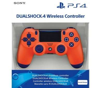 DUAL SHOCK 4 WIRELESS SUNSET ORANGE VERSION 2