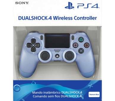 DUAL SHOCK 4 WIRELESS CONTROLLER TITANIUM BLUE (VERSION 2)