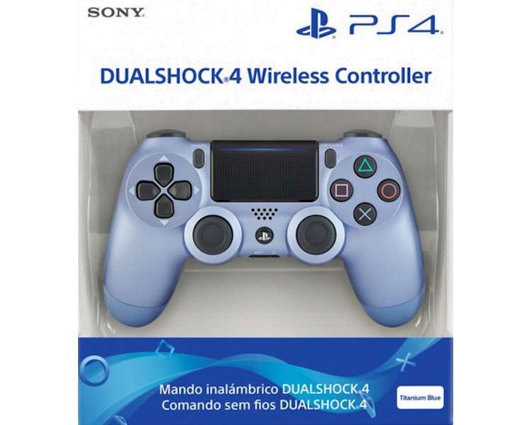 DUAL SHOCK 4 WIRELESS CONTROLLER TITANIUM BLUE (VERSION 2)