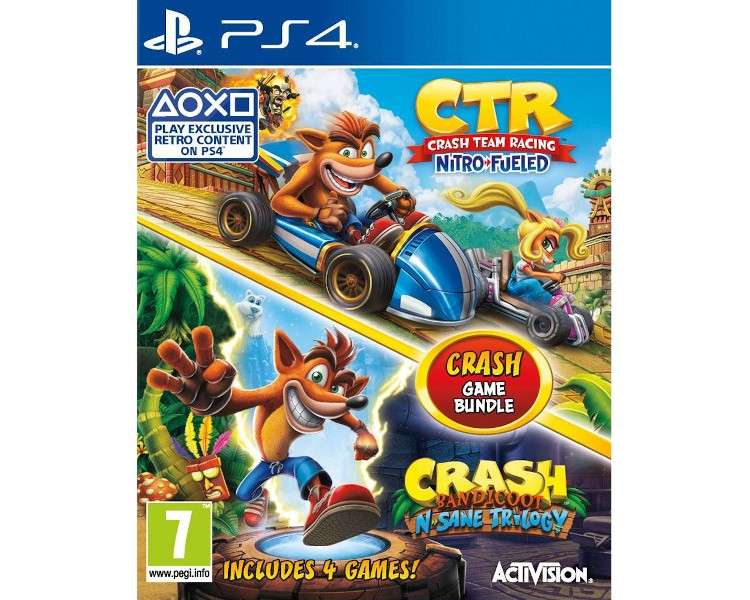 CRASH TEAM RACING NITRO FUELED + CRASH BANDICOOT N.SANE TRILOGY (2 EN 1)