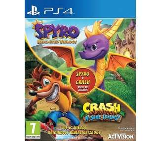 CRASH BANDICOOT N.SANE TRILOGY + SPYRO REIGNITED TRILOGY (6 & 1)