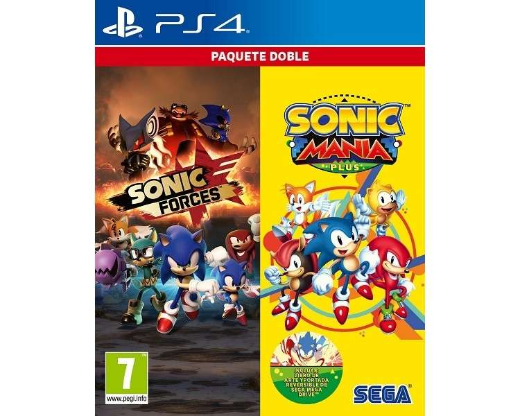 SONIC FORCES + SONIC MANIA PLUS (LIBRO DE ARTE) 2 EN 1