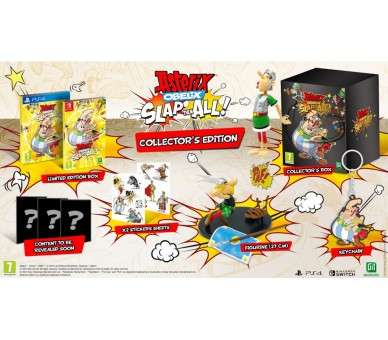 ASTERIX & OBELIX SLAP THEM ALL COLLECTOR EDITION (1 FIGURA/1 LLAVERO/3 LITOGRAFIAS/2 PEGATINAS)