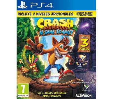 CRASH BANDICOOT N.SANE TRILOGY (INCLUYE STORMY ASCENT Y FUTURE TENSE)