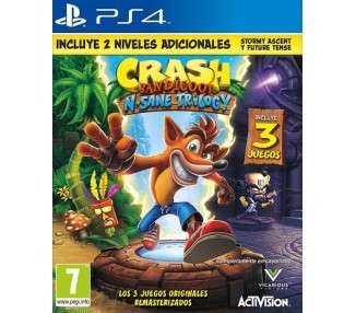 CRASH BANDICOOT N.SANE TRILOGY (INCLUYE STORMY ASCENT Y FUTURE TENSE)