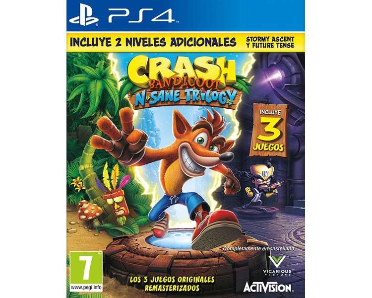 CRASH BANDICOOT N.SANE TRILOGY (INCLUYE STORMY ASCENT Y FUTURE TENSE)