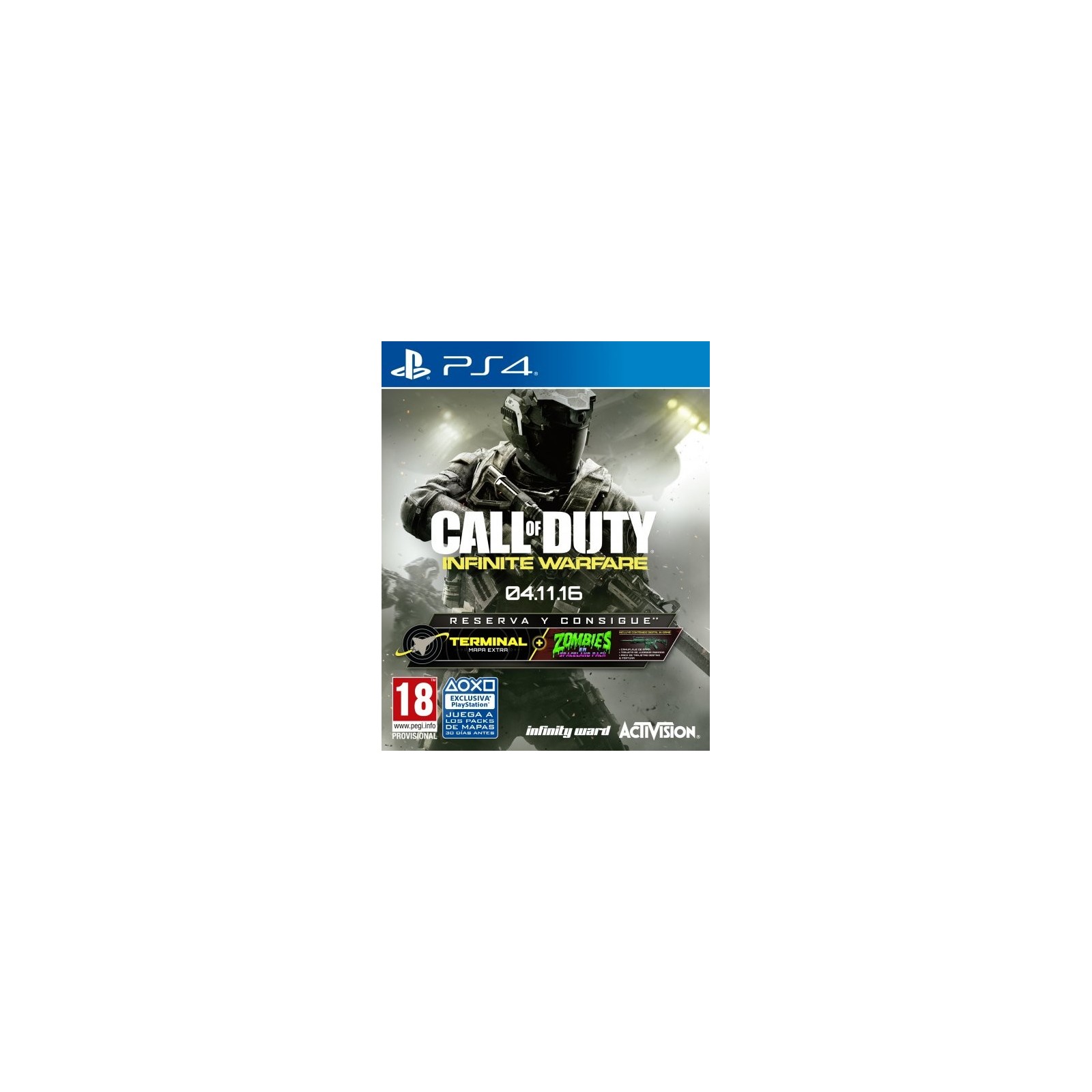 CALL OF DUTY: INFINITE WARFARE (MAPA EXTRA TERMANIL Y PACK ZOMBIES)