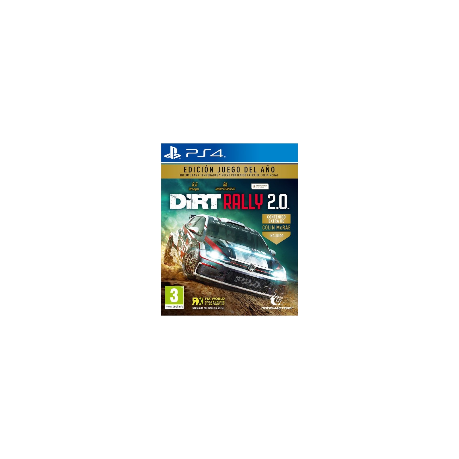 DIRT RALLY 2.0 EDICION JUEGO DEL AÑO