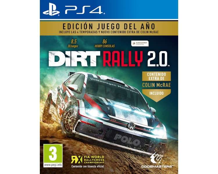 DIRT RALLY 2.0 EDICION JUEGO DEL AÑO