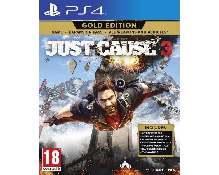 JUST CAUSE 3 GOLD EDITION