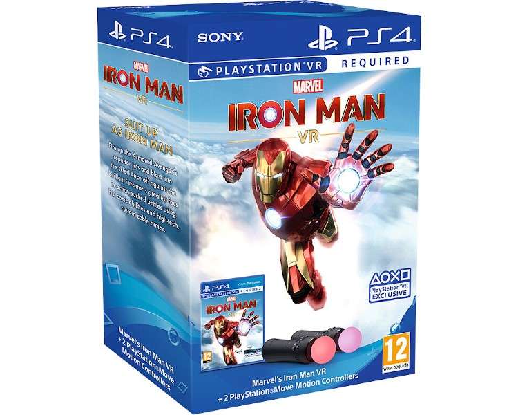 MARVEL IRON-MAN (VR) + 2 MOVE MOTION CONTROLLERS