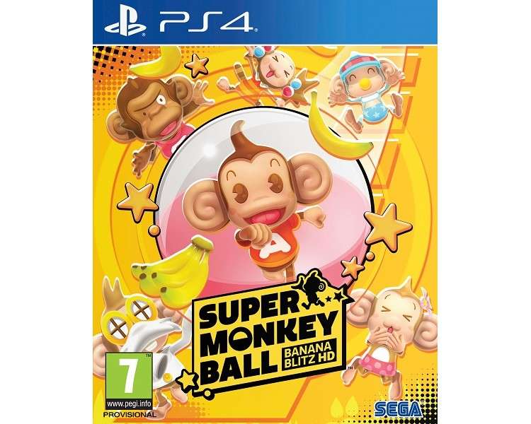 SUPER MONKEY BALL BANANA BLITZ HD (PEGATINAS EN EL INTERIOR)