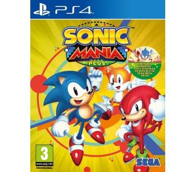 SONIC MANIA PLUS (INCLUYE LIBRO DE ARTE Y PORTADA REVESIBLE DE SEGA MEGA DRIVE)