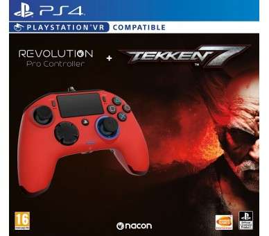 TEKKEN 7 + REVOLUTION PRO CONTROLLER ROJO