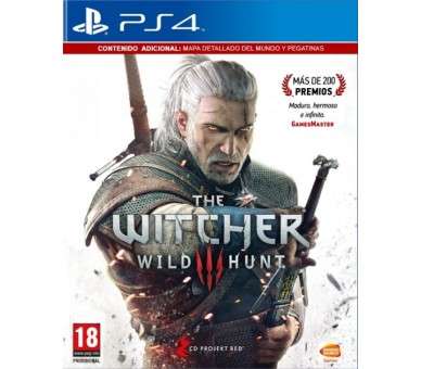 THE WITCHER 3: WILD HUNT + MAPA DETALLADO DEL MUNDO Y PEGATINAS