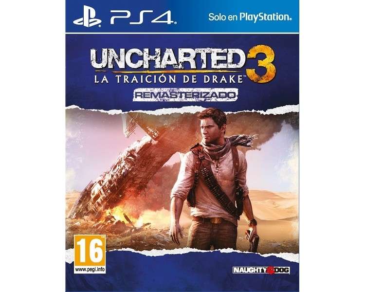 UNCHARTED 3:LA TRAICION DE DRAKE REMASTERIZADO