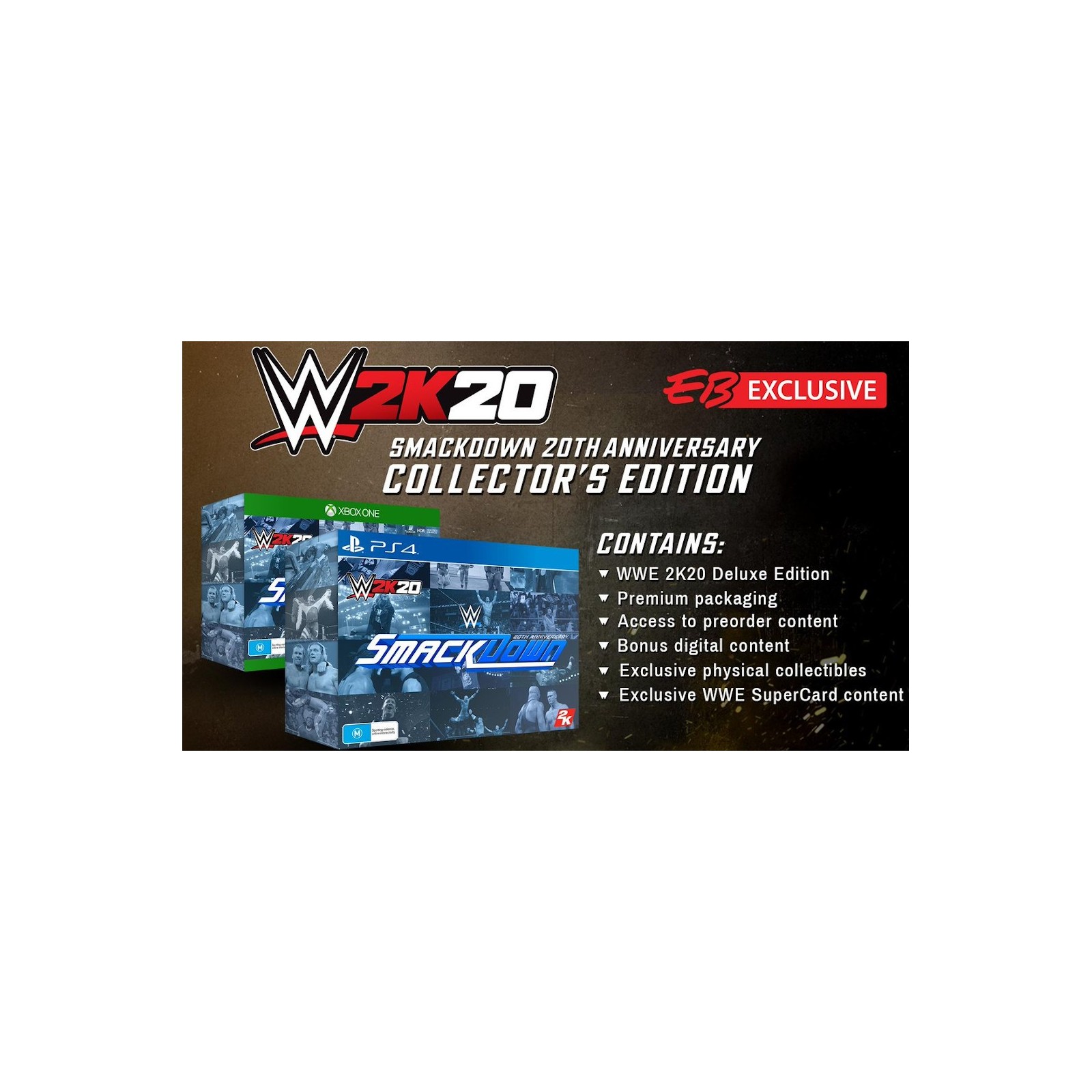 WWE 2K20 COLLECTOR 20TH ANNIVERSARY