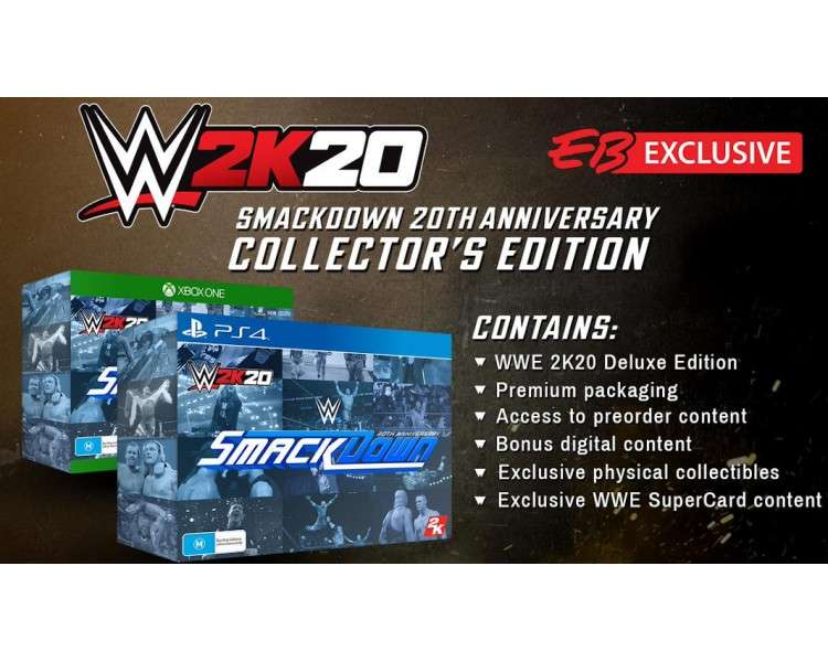 WWE 2K20 COLLECTOR 20TH ANNIVERSARY