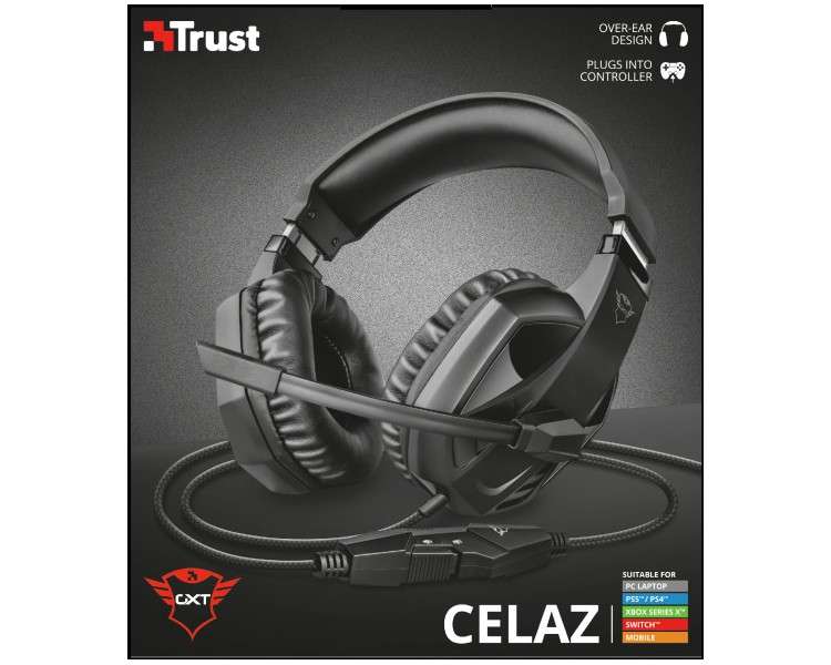TRUST CELAZ GAMING HEADSET GXT 412 (PS4/SWITCH/ XBONE/XBOX X/PC)