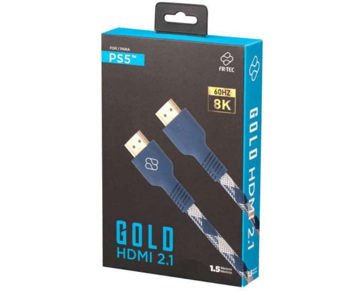 FR-TEC GOLD HDMI 2.1 CABLE 1.5 M.