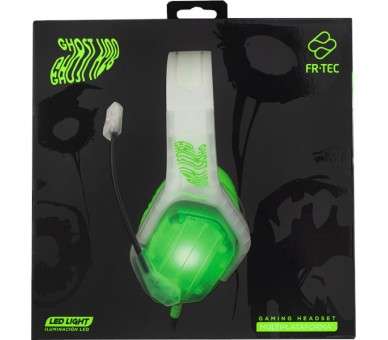 FR-TEC GAMING HEADSET LED LIGHT GHOST H28 (PS4/XBX/XBOX/SWITCH/PC)