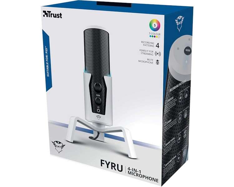 TRUST FYRU 4IN1 STREAMING MICROPHONE GXT258W (PS4/PC)