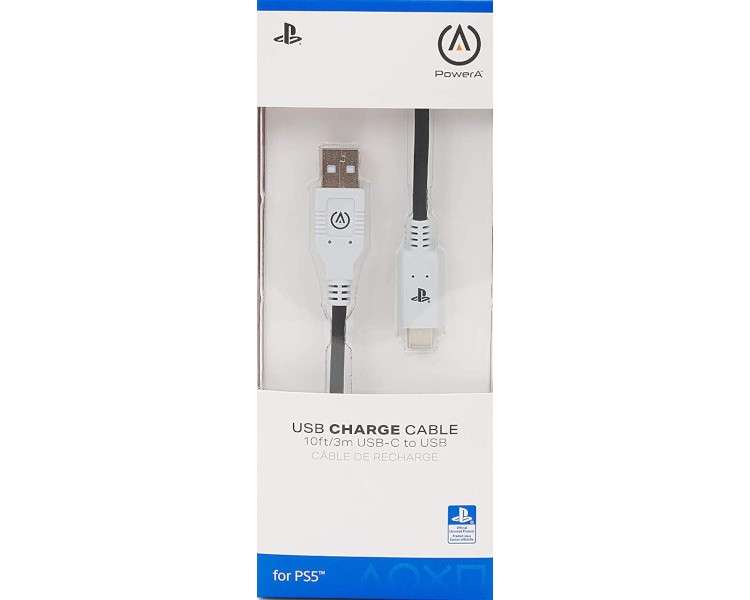 POWER A USB CHARGE CABLE (3 METROS)