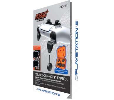 BIONIK QUICKSHOT PRO (4 TRIGGERS + ADAPTADOR+ CAJA ALMACENAMIENTO)