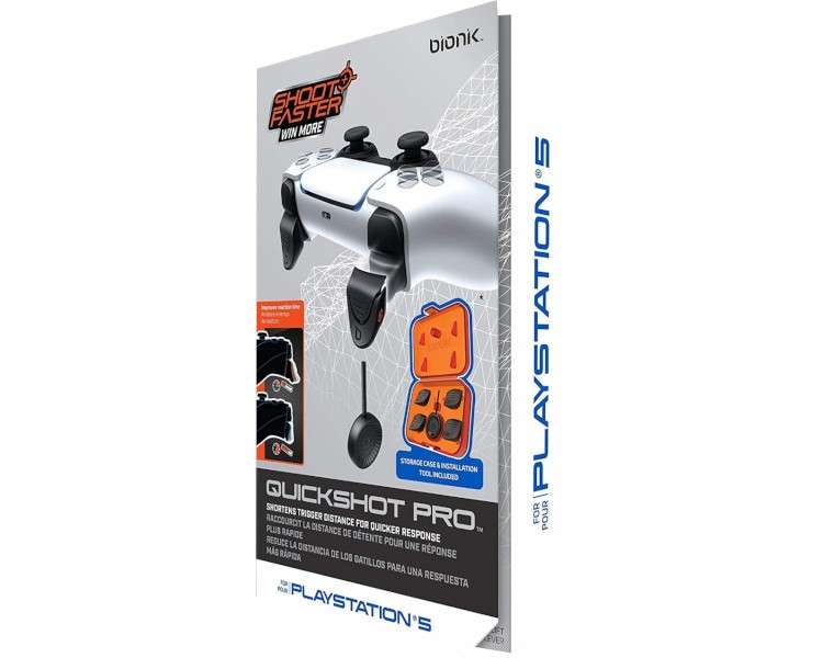 BIONIK QUICKSHOT PRO (4 TRIGGERS + ADAPTADOR+ CAJA ALMACENAMIENTO)