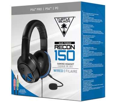 TURTLE BEACH WIRED GAMING HEADSET RECON 150 BLACK (NEGRO) (PS5/PS4/PC)