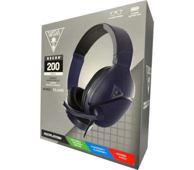 TURTLE BEACH WIRED GAMING HEADSET RECON 200 GEN 2 BLUE (AZUL) (PS4/XBOX SERIES/XBOX ONE/SWITCH)