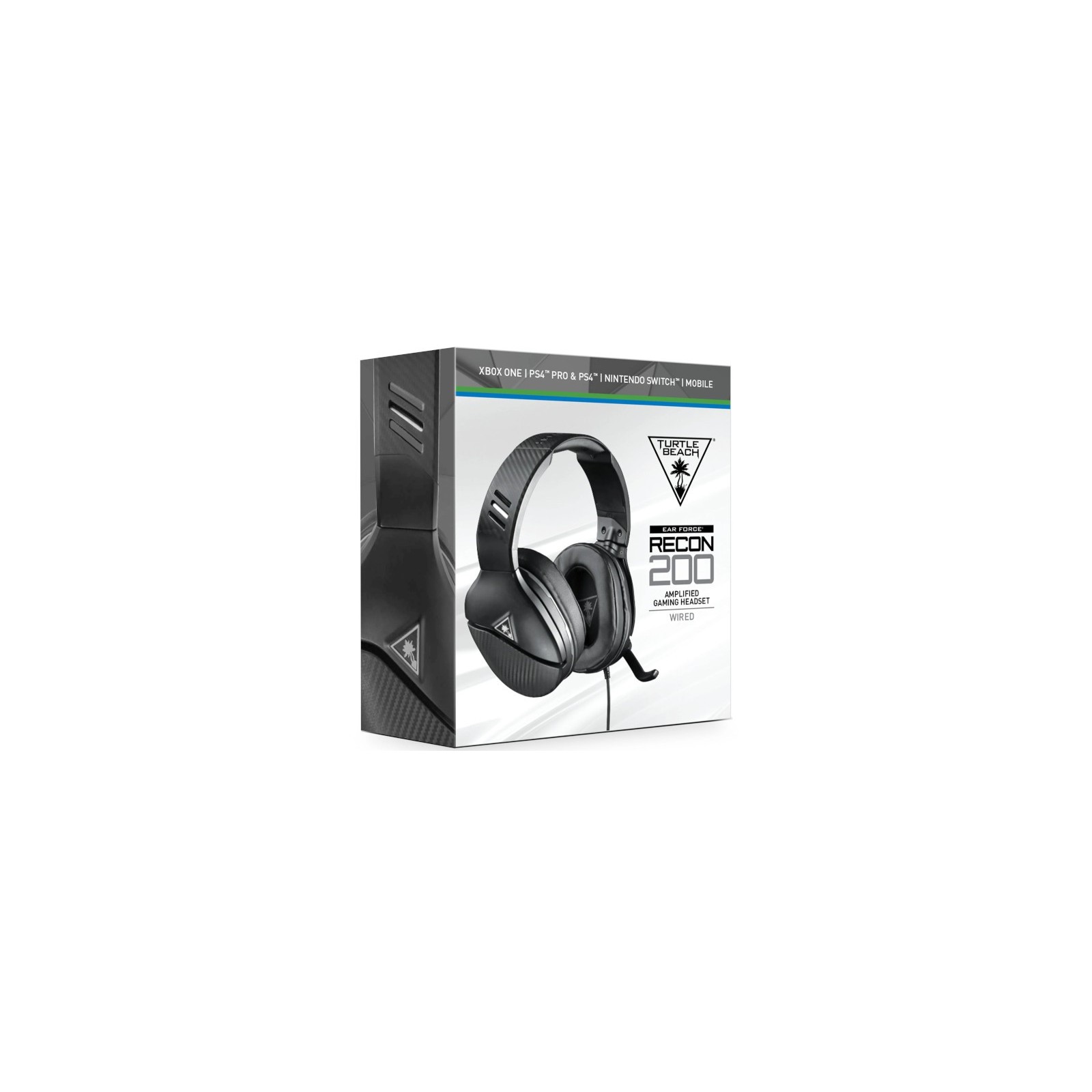 TURTLE BEACH WIRED GAMING HEADSET RECON 200 BLACK (NEGRO)(PS5/PS4/XBO/SWITCH/MOVIL)