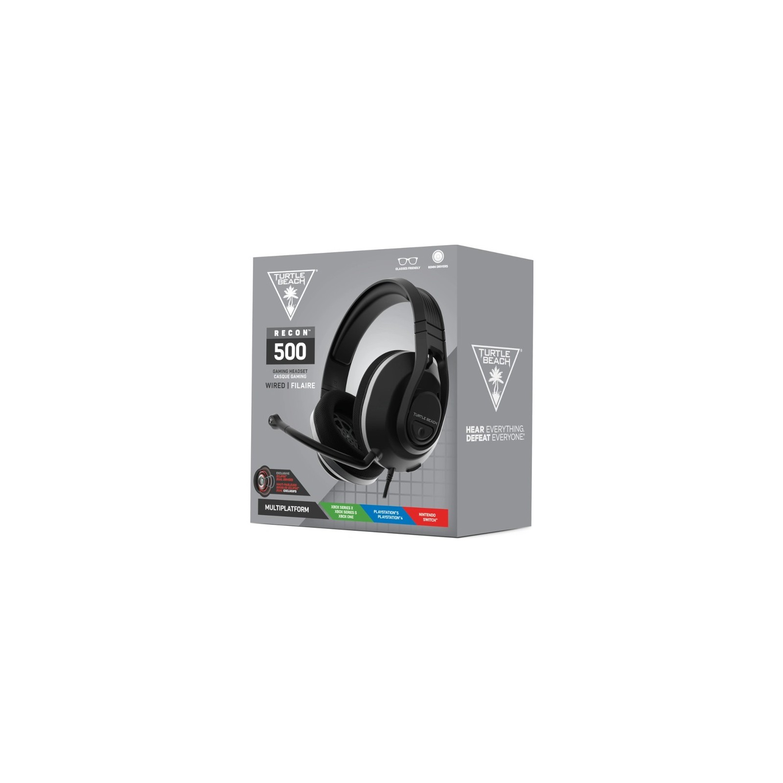 TURTLE BEACH WIRED GAMING HEADSET STEALTH 500 BLACK (NEGRO) (PS4/XBOX S/XBOX ONE/SWITCH )