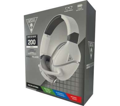 TURTLE BEACH WIRED GAMING HEADSET RECON 200 GEN 2 WHITE (BLANCO) (PS4/XBOX S/XBOX ONE/SWITCH)