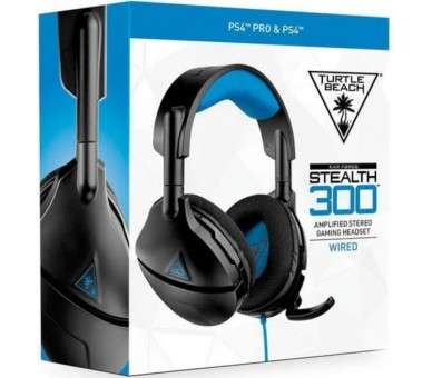 TURTLE BEACH WIRED GAMING HEADSET STEALTH 300 BLACK (NEGRO) (PS5/PS4)