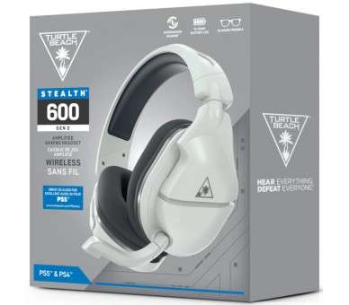 TURTLE BEACH WIRELLESS GAMING HEADSET STEALTH 600 GEN2 WHITE (BLANCO) (PS5/PS4)