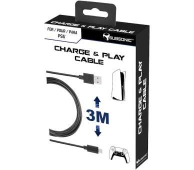 SUBSONIC CHARGE & PLAY CABLE (3M)