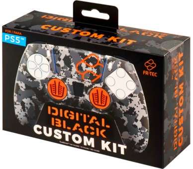 FR-TEC CUSTOM KIT DIGITAL BLACK (FUNDA SILICONA/GRIPS/TOUCH PAD)